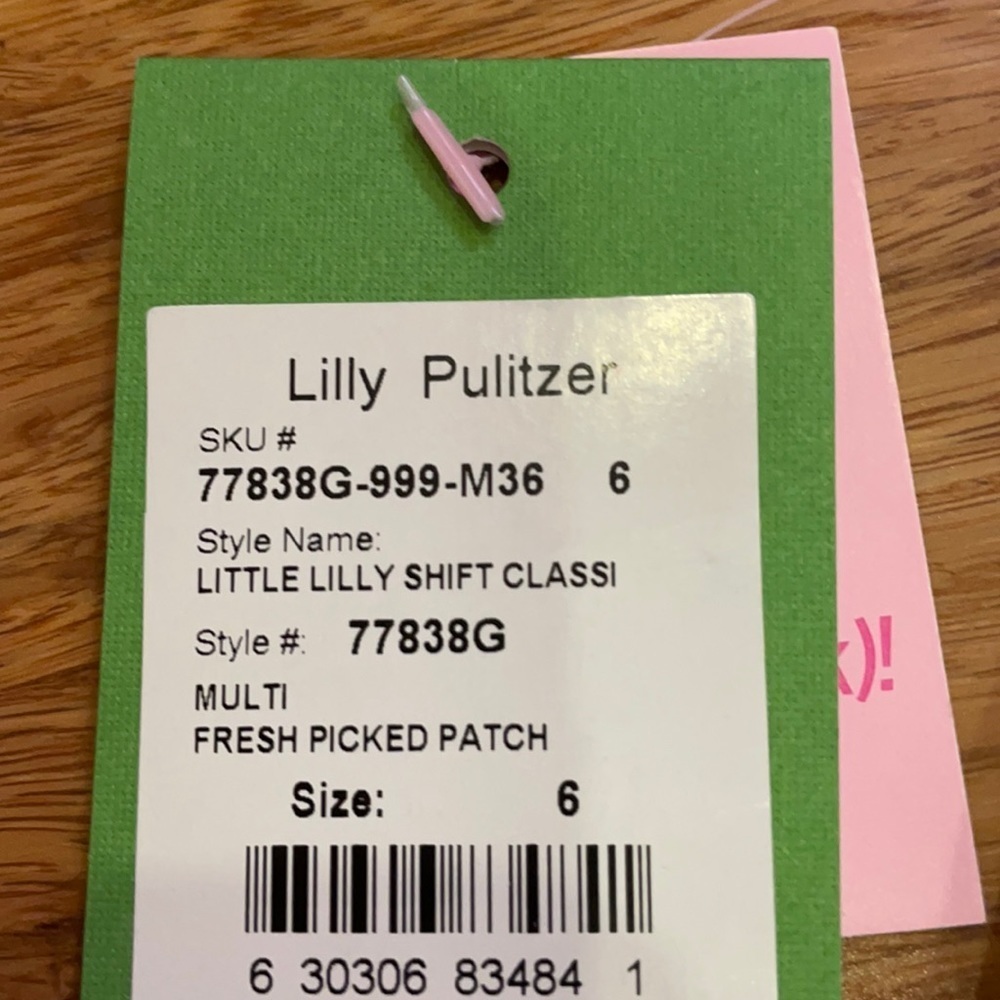 NWT Lilly Pulitzer girls shift dress size 6 - Picture 6 of 7
